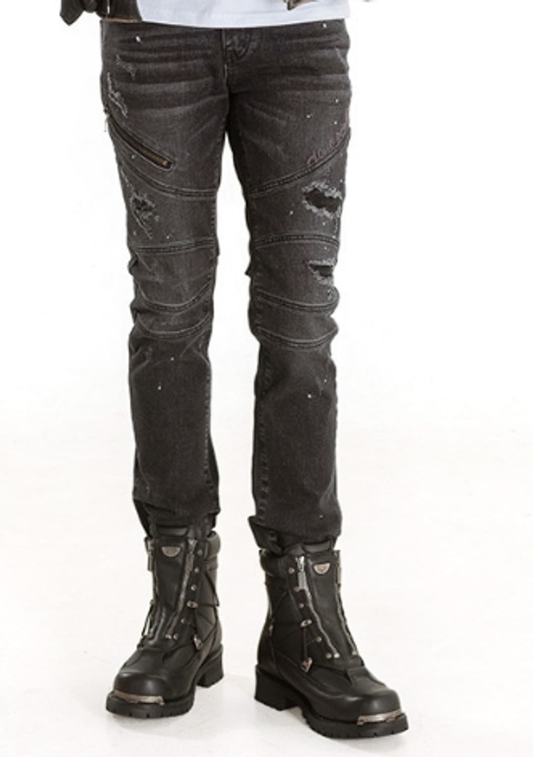 NO.707 유니온 스트레이트 워싱 바이커진  상품이미지1