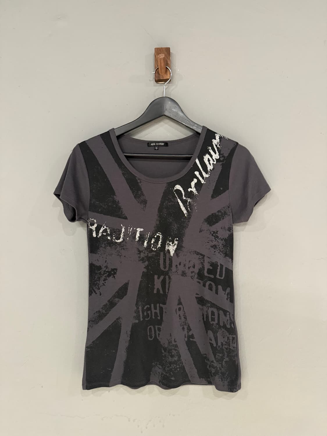 UK flag printing & lettering top  상품이미지4