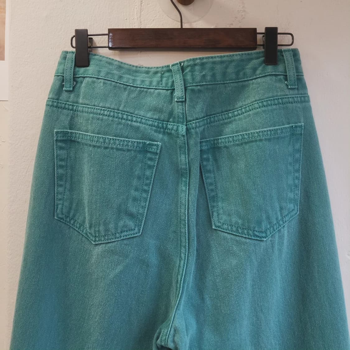 그린블루 빈티지워싱 데님팬츠 상품이미지7