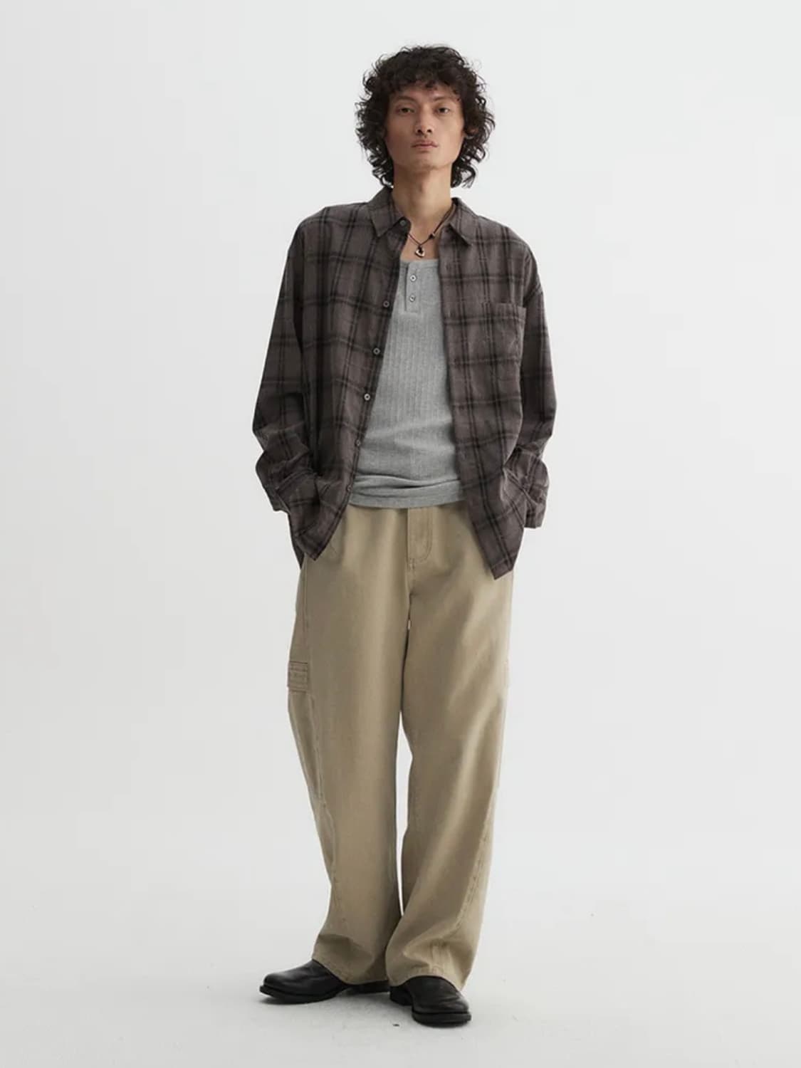 파브레가 25fw 체크셔츠 상품이미지3