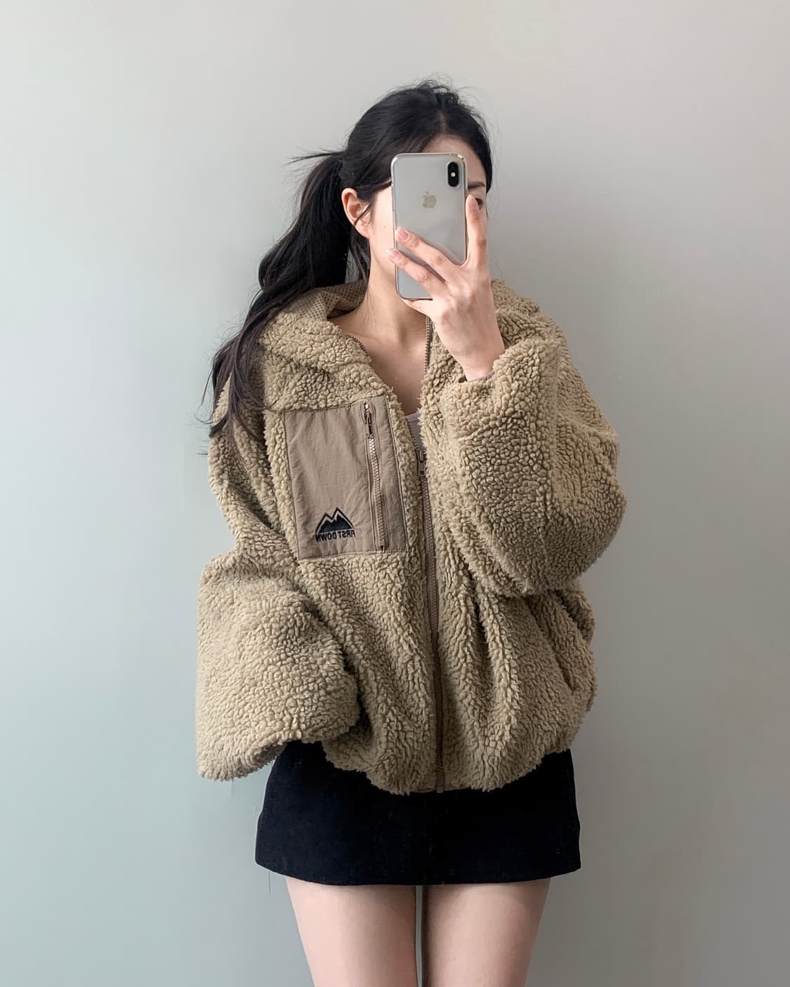 퍼스트다운 플리스 집업 상품이미지2