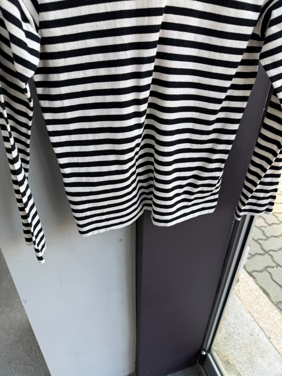 S/ 꼼데가르송 레드와펜 스트라이프 긴팔 상품이미지6