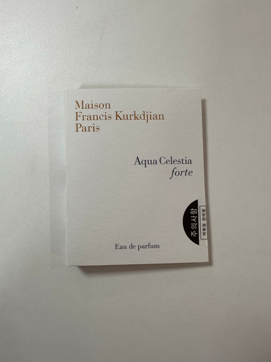 [국문택, 미개봉 새상품] 메종 프란시스 커정 아쿠아 셀레스티아 포르테 상품이미지1