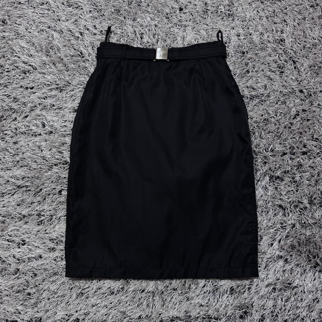 프라다 90s 아카이브 벨티드 스커트 S 상품이미지1