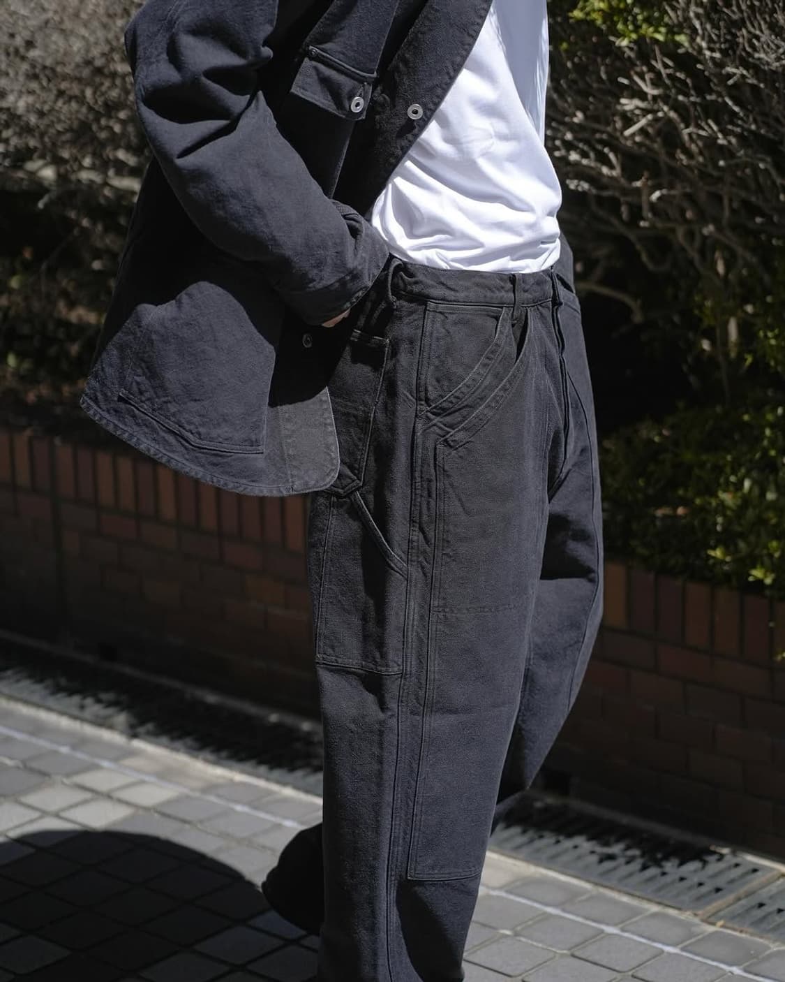 25aw Vintage Silk Hemp Double Knee Pants 상품이미지8
