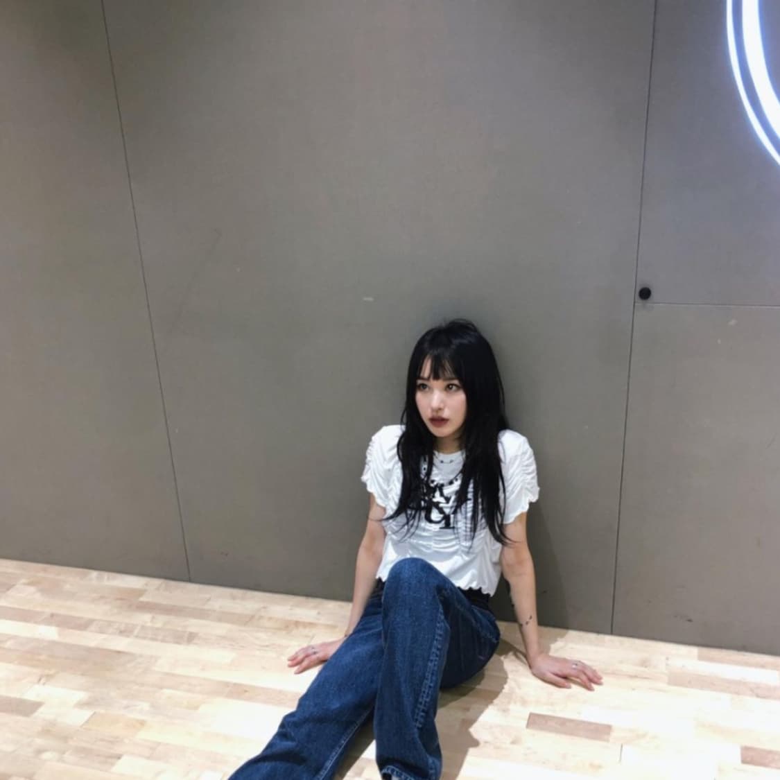 김미더영 G SHIRRING T-SHIRTS 20SS/ WHITE 상품이미지3