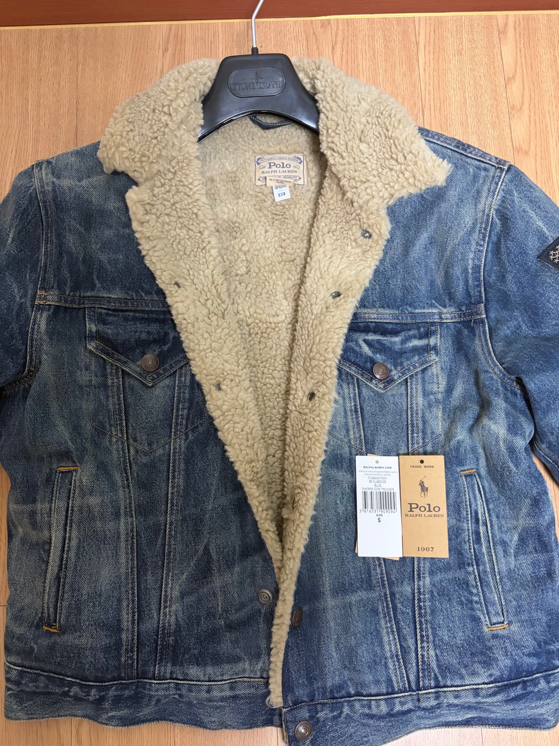 폴로 쉐르파자켓 고윤정 착용 S 상품이미지2