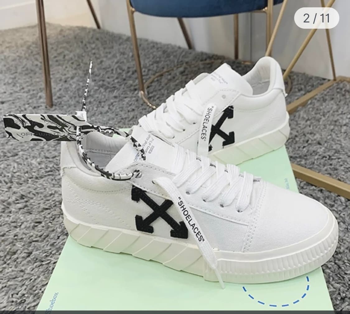 오프화이트 애로우 여성 스니커즈 38 상품이미지1