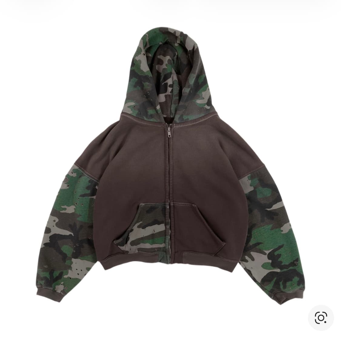 [ 구매 ] ERL Camo 패치워크 후드집업  상품이미지1