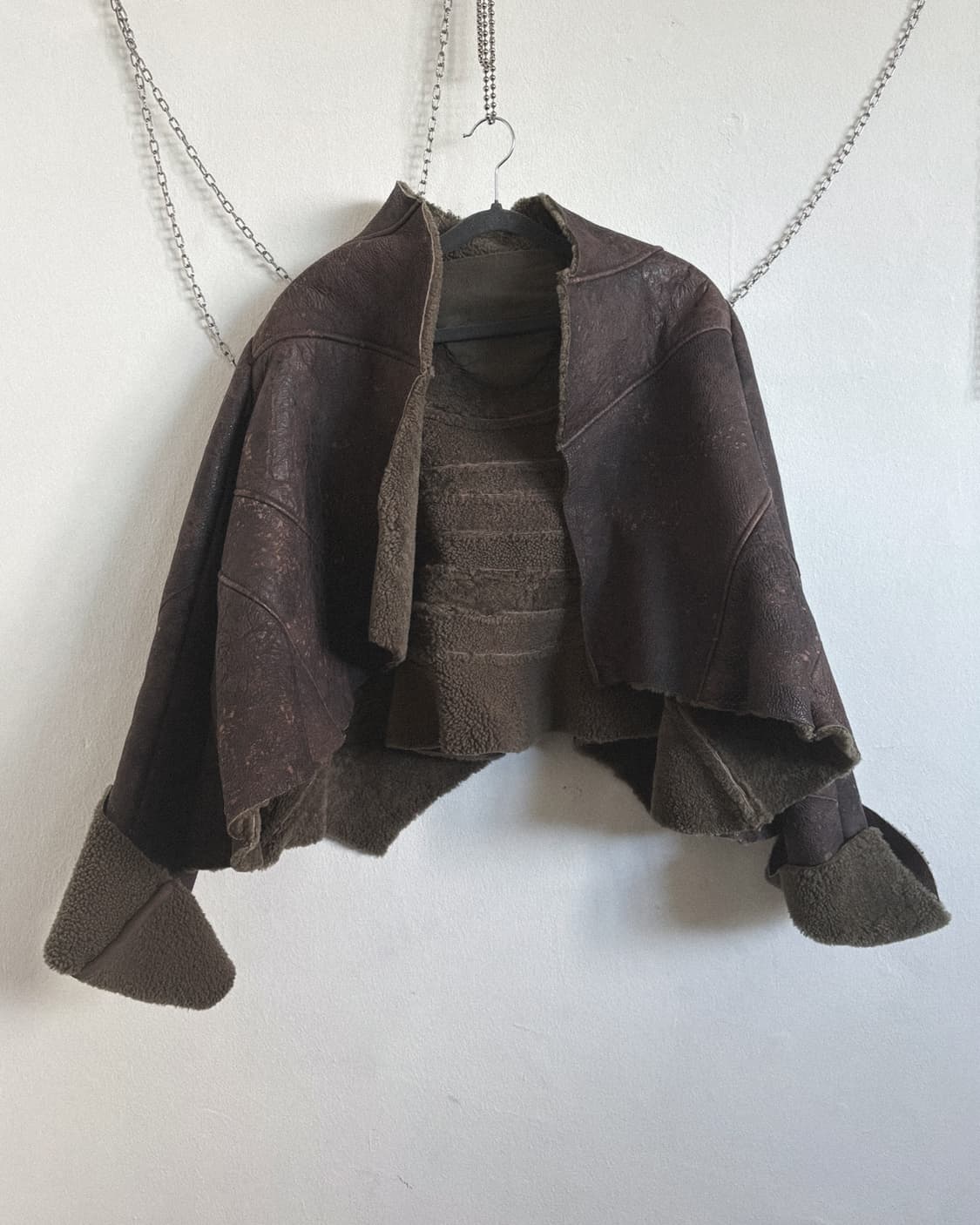 릭오웬스 팔레 갈리에라 전시 시어링 자켓 상품이미지5