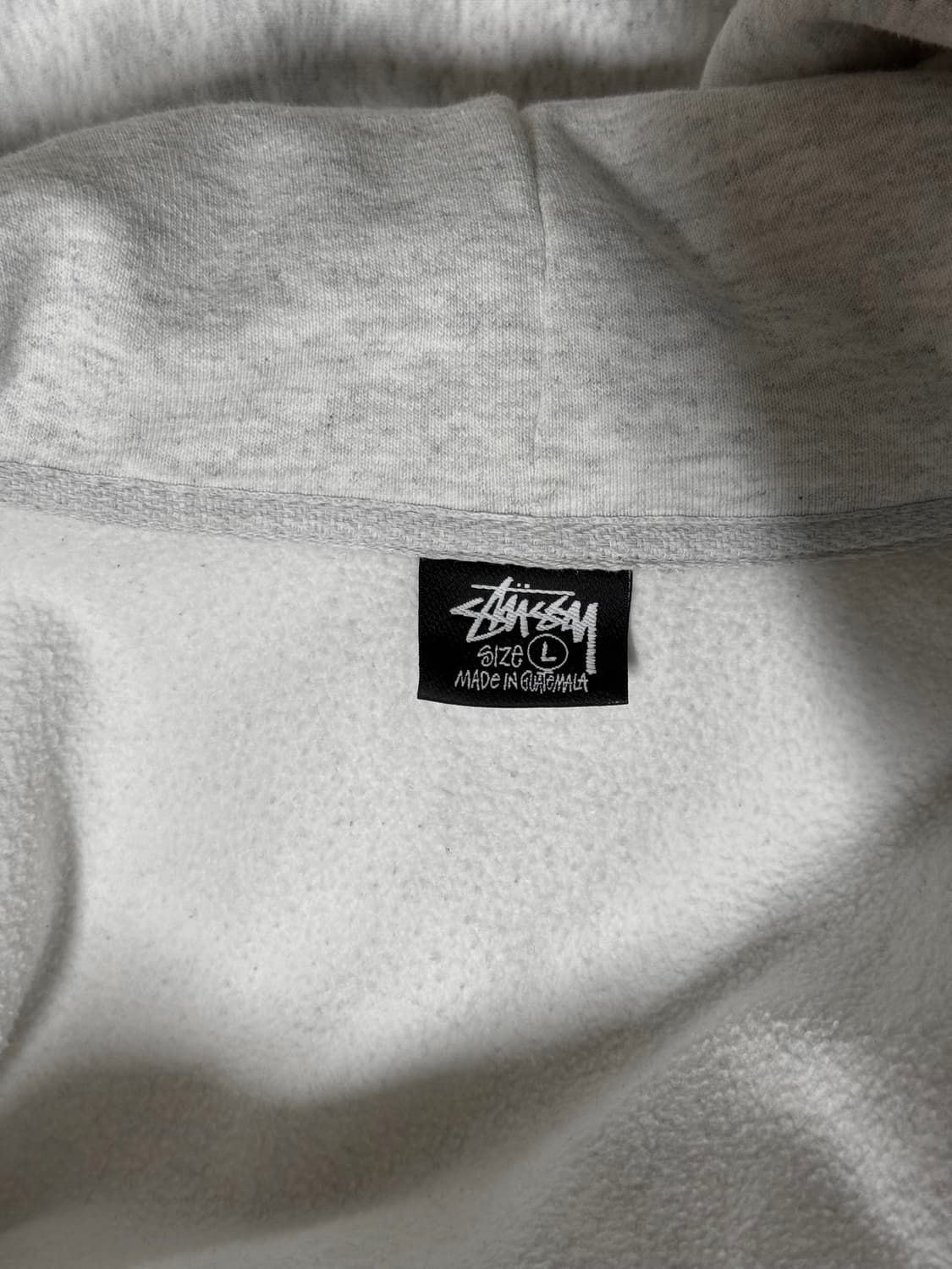 스투시 월드투어 후드 집업 애쉬 헤더 2022 L 상품이미지3