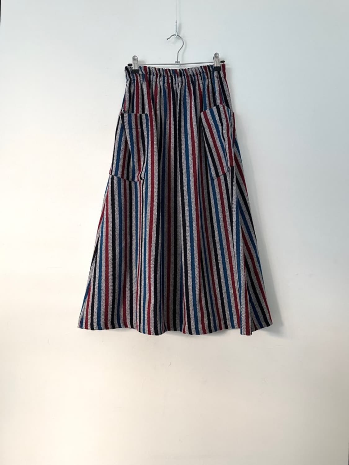 Panel stripe pocket warm skirt  상품이미지2