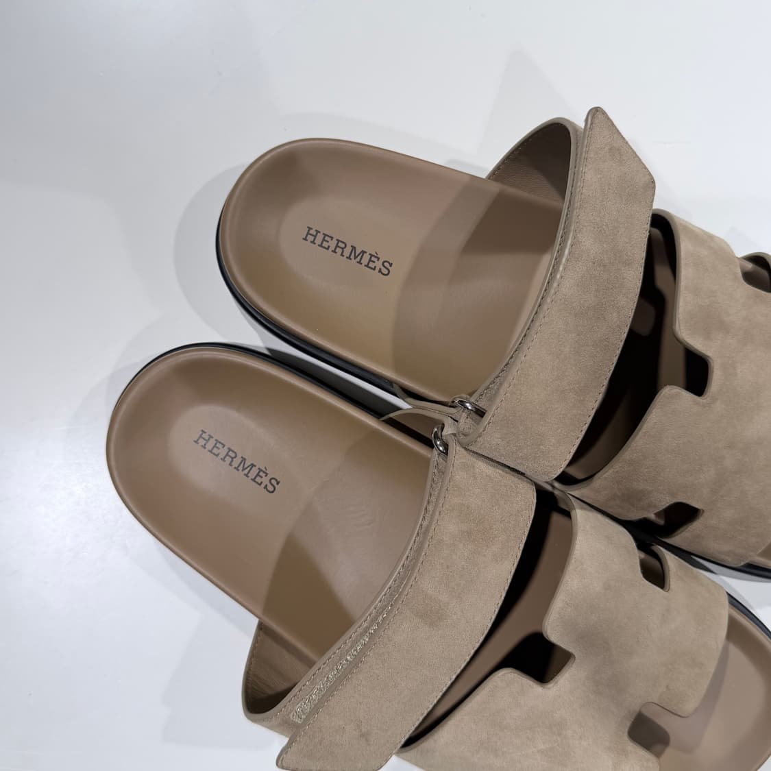 (A+/41) / 에르메스 시프레 샌들 슬리퍼 베이지 상품이미지5