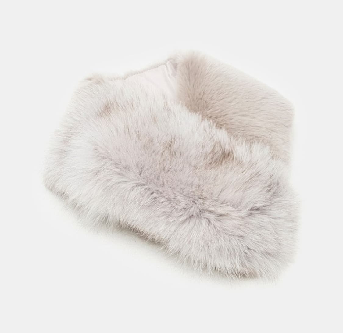 새상품) 빈폴 리얼 퍼 목도리 머플러 여성 퍼 워머 상품이미지2