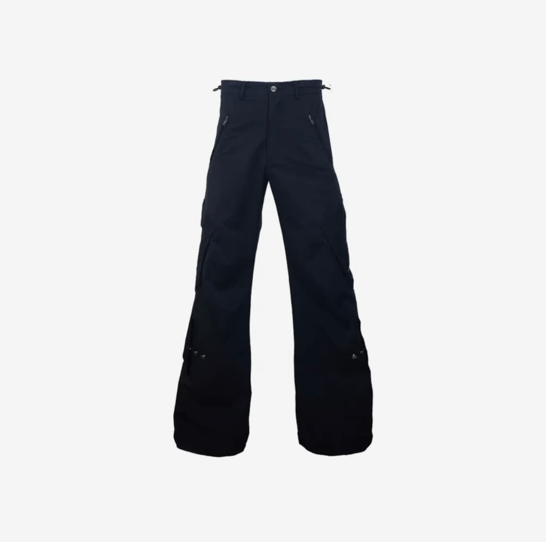 탄산마그네슘 나일론 와이드 카고팬츠 블랙 상품이미지1