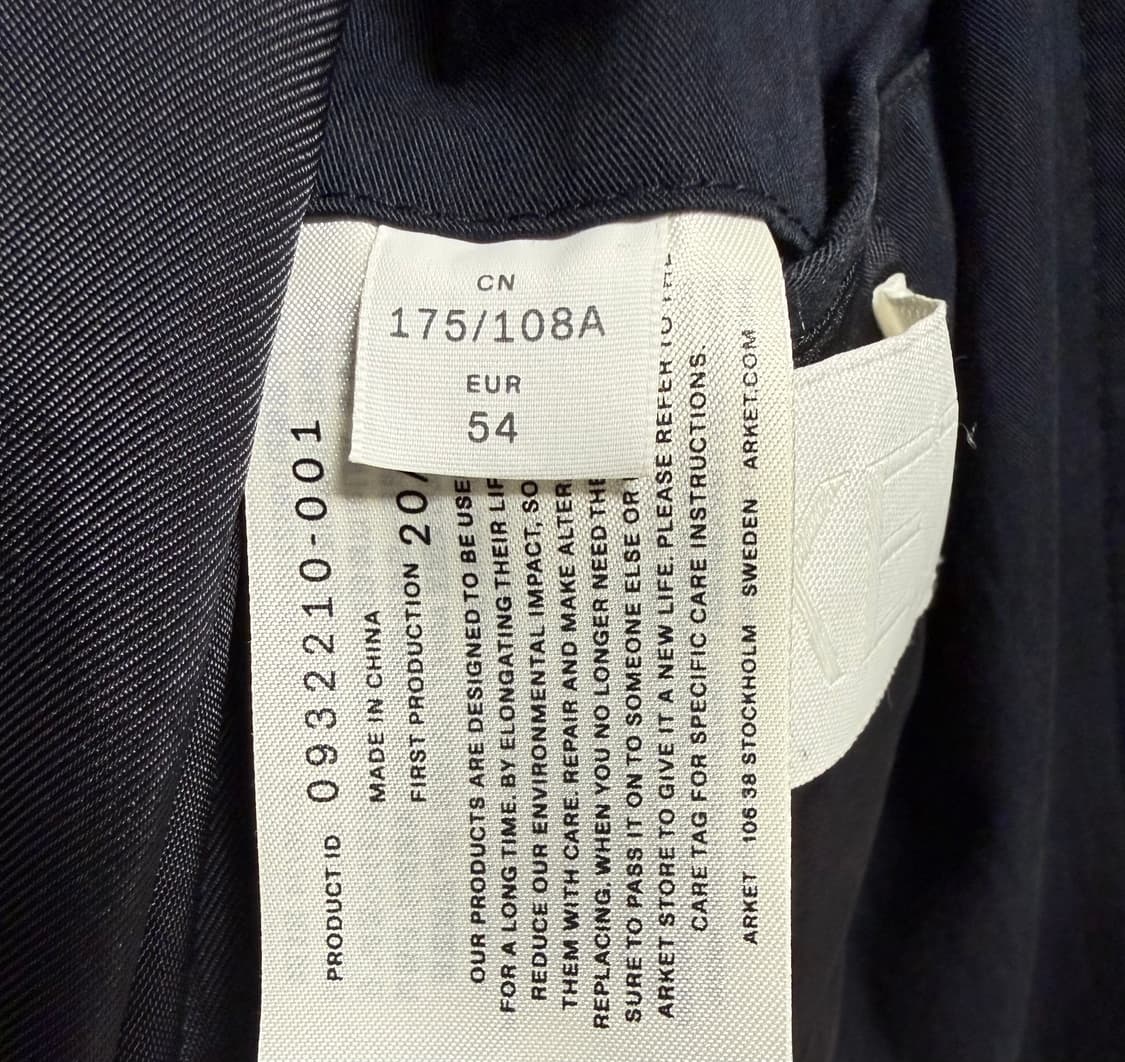 아르켓 미드랭스 카코트 네이비 54사이즈 상품이미지2