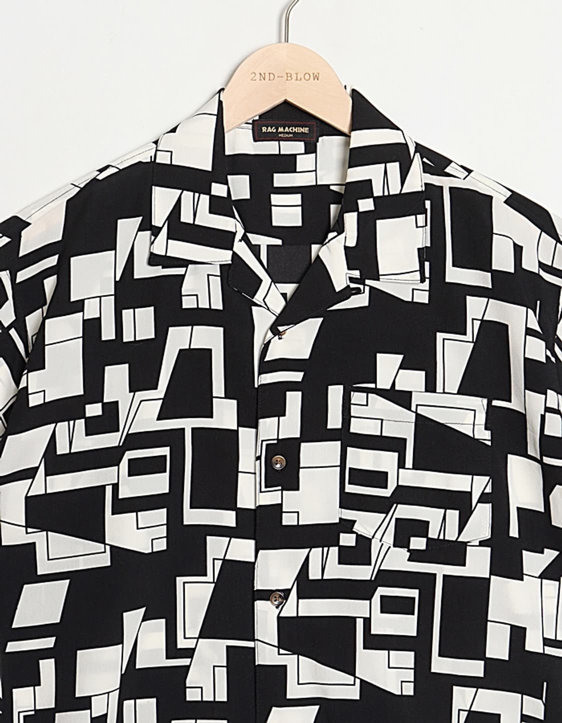 RAG MACHINE Geometric Pattern Shirts 상품이미지6
