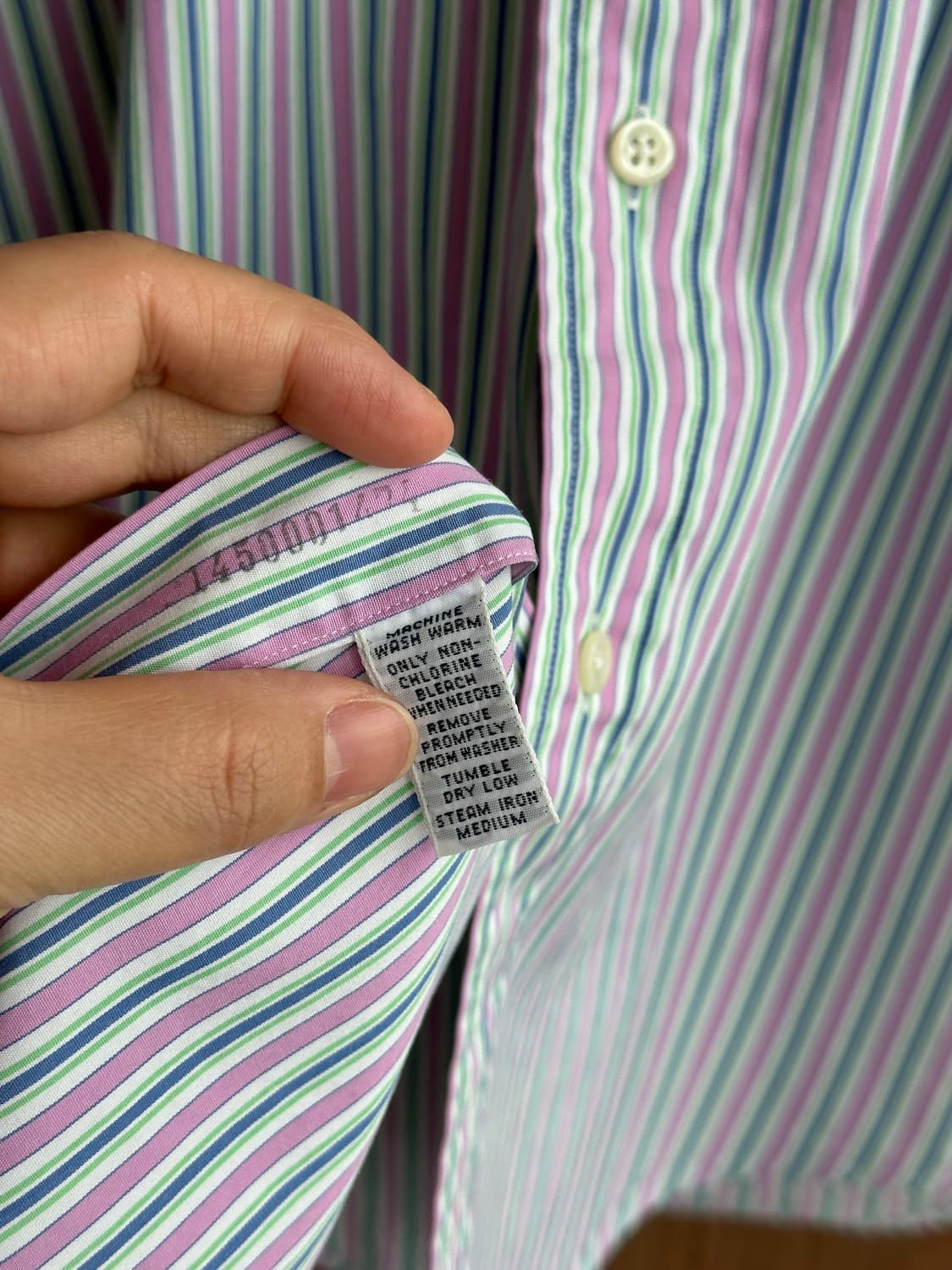 폴로 랄프로렌 스트라이프 셔츠 S (100) 상품이미지5