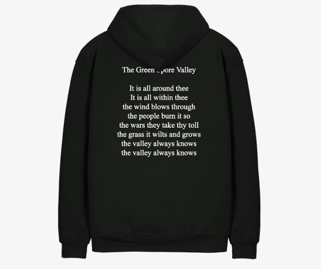 2hollis 'green spore valley' hoodie 상품이미지3
