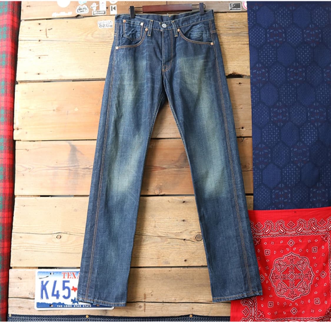 
LEVIS 리바이스 505 워싱 가공 데님  굿 컨디션  상품이미지2