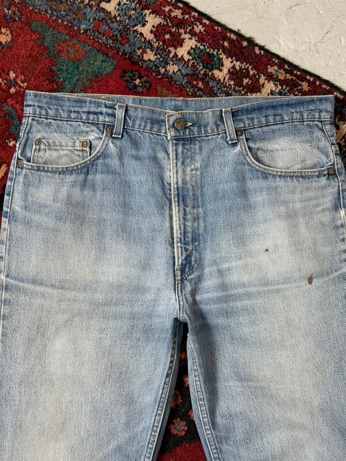 80's USA 빈티지 리바이스 517 오렌지탭 체인스티치 상품이미지5