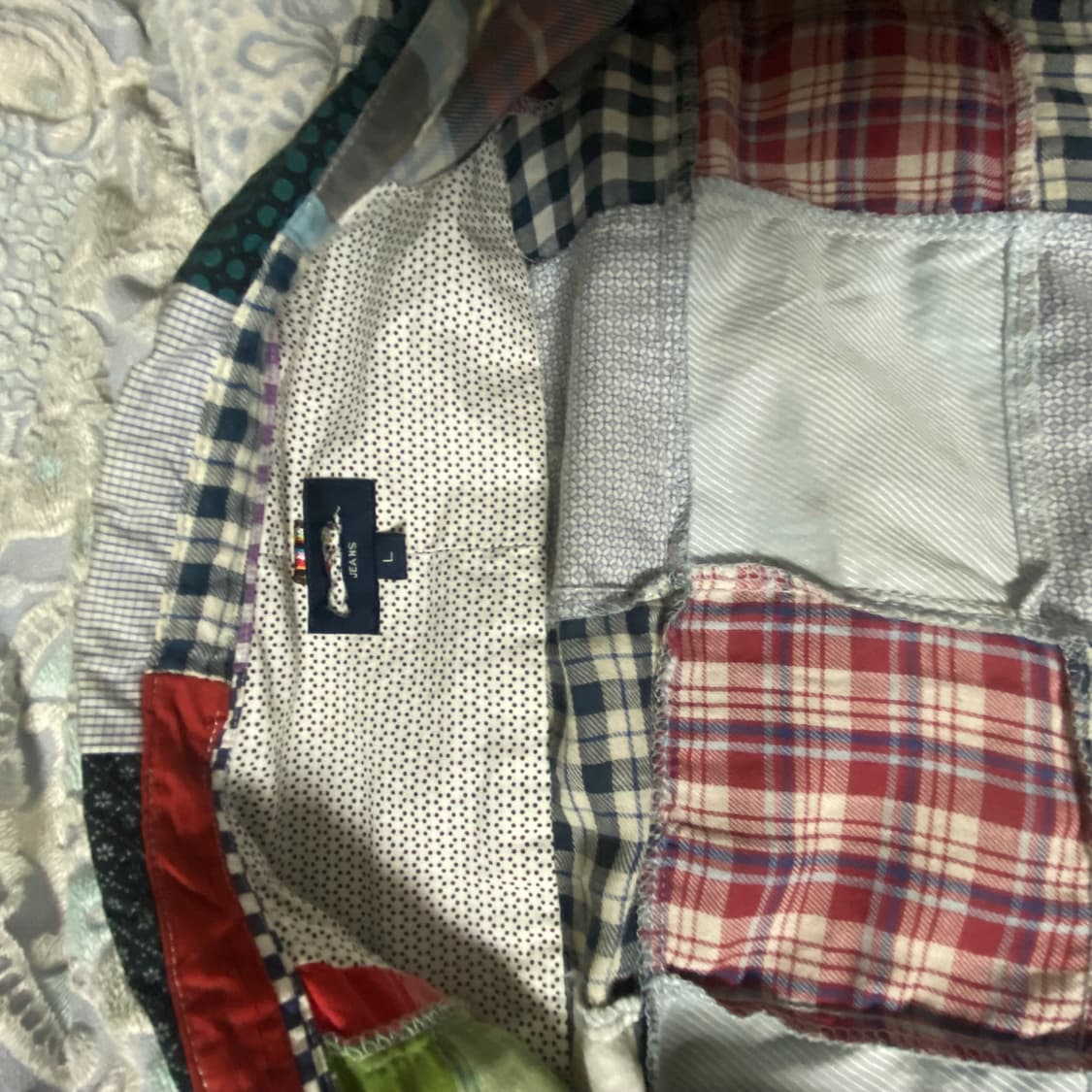 패치워크 셔츠  상품이미지3