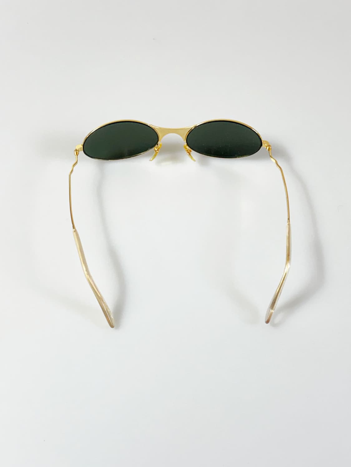 90s 골드 슬림 오벌 프레임 빈티지 선글라스 상품이미지5