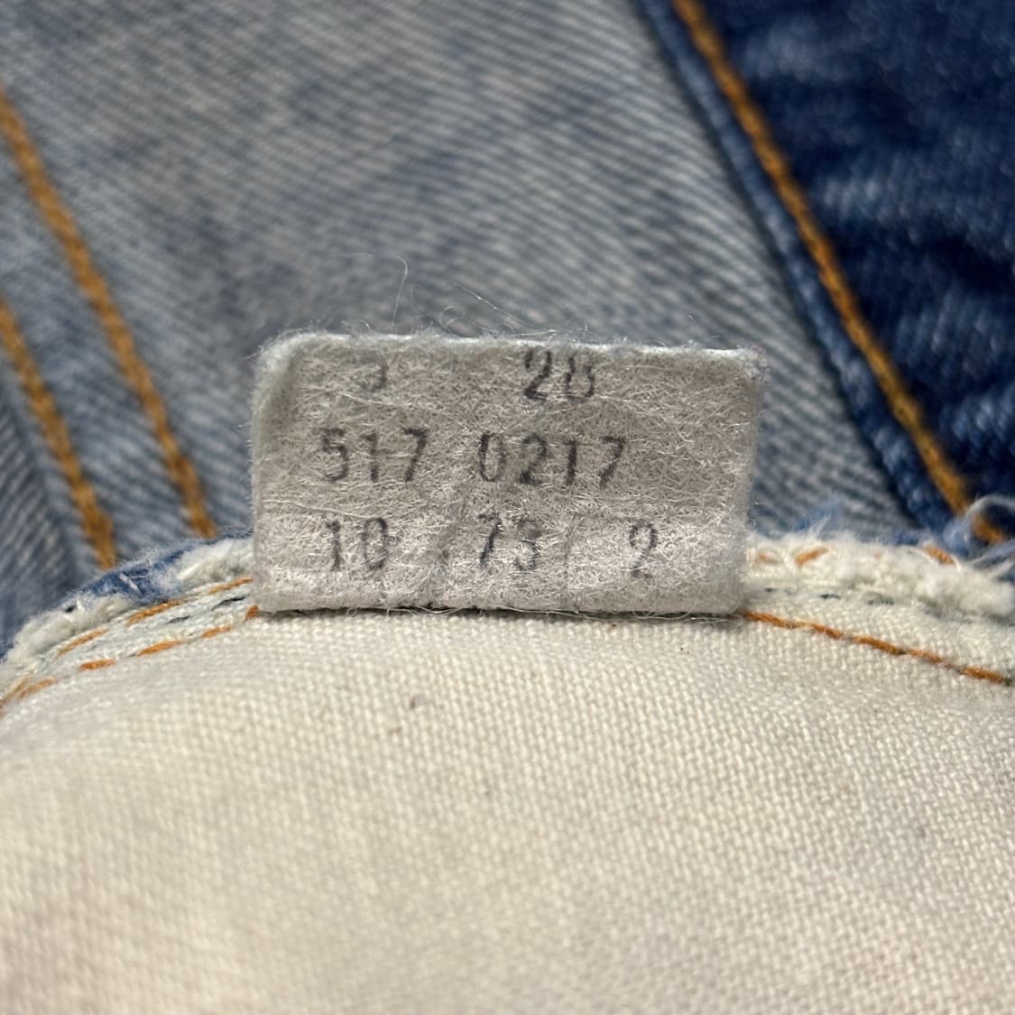 70s 빈티지 리바이스 517 66 전기 허리45.5cm 상품이미지10