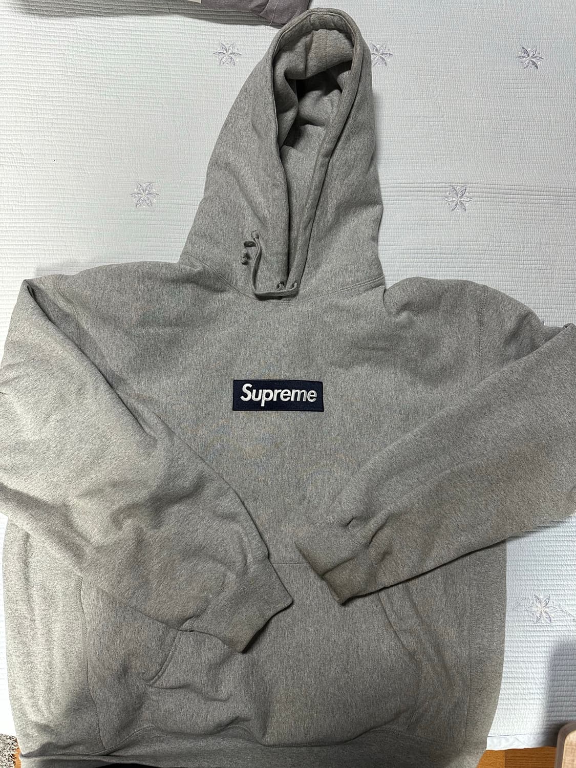 슈프림 박스 로고 후드티 그레이 상품이미지1