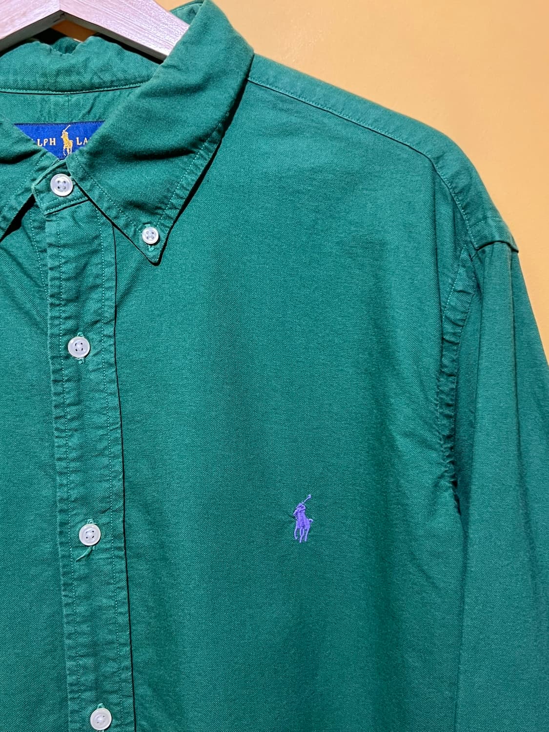 [XL] 폴로 랄프로렌 클래식 핏 그린 셔츠 상품이미지2