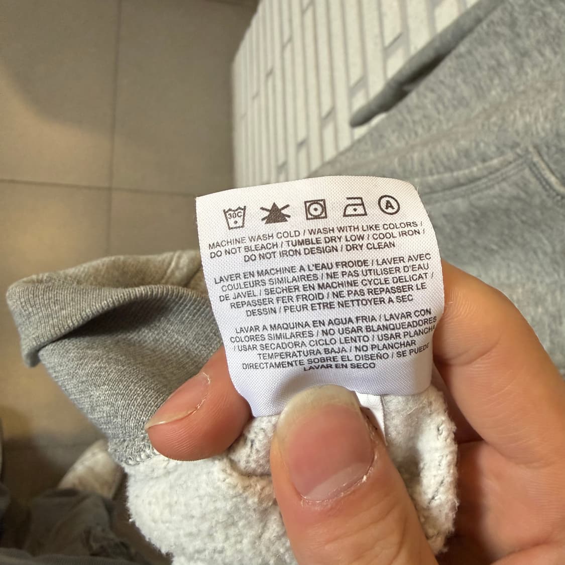 조던 후드집업 그레이 컬러  상품이미지7