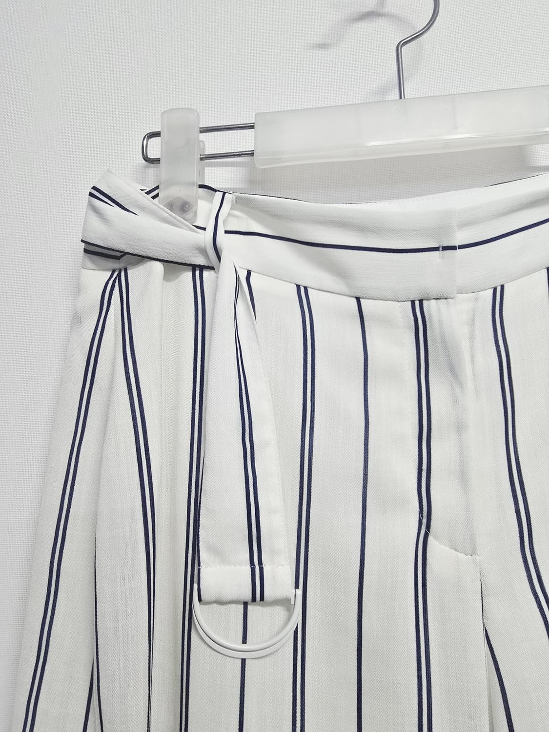 잇미샤 스트라이프 와이드 벨트 팬츠 상품이미지2