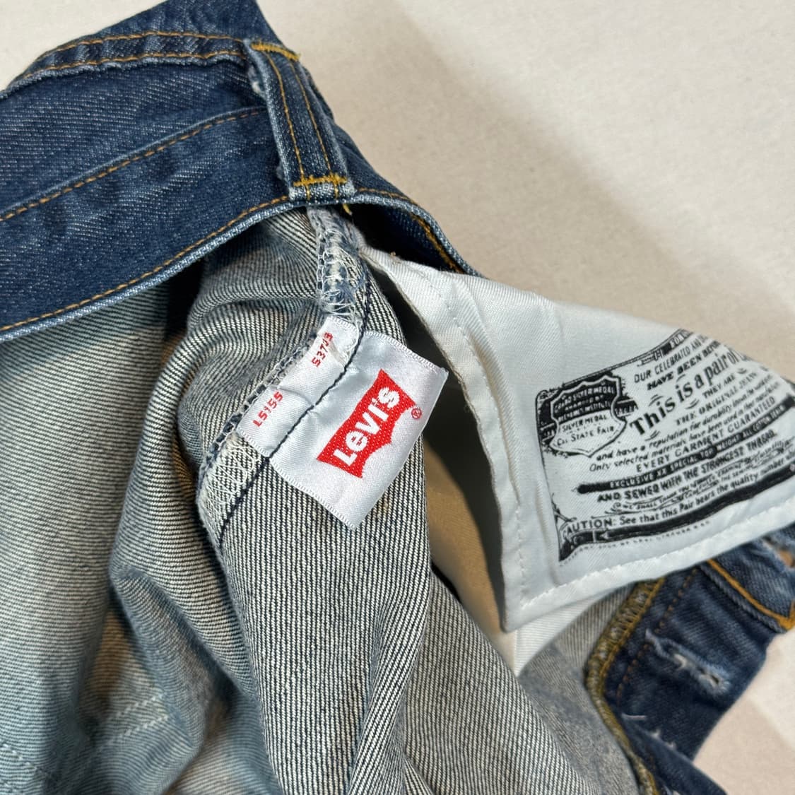 36inch) 리바이스 501 버튼플라이 데님 청바지 상품이미지9