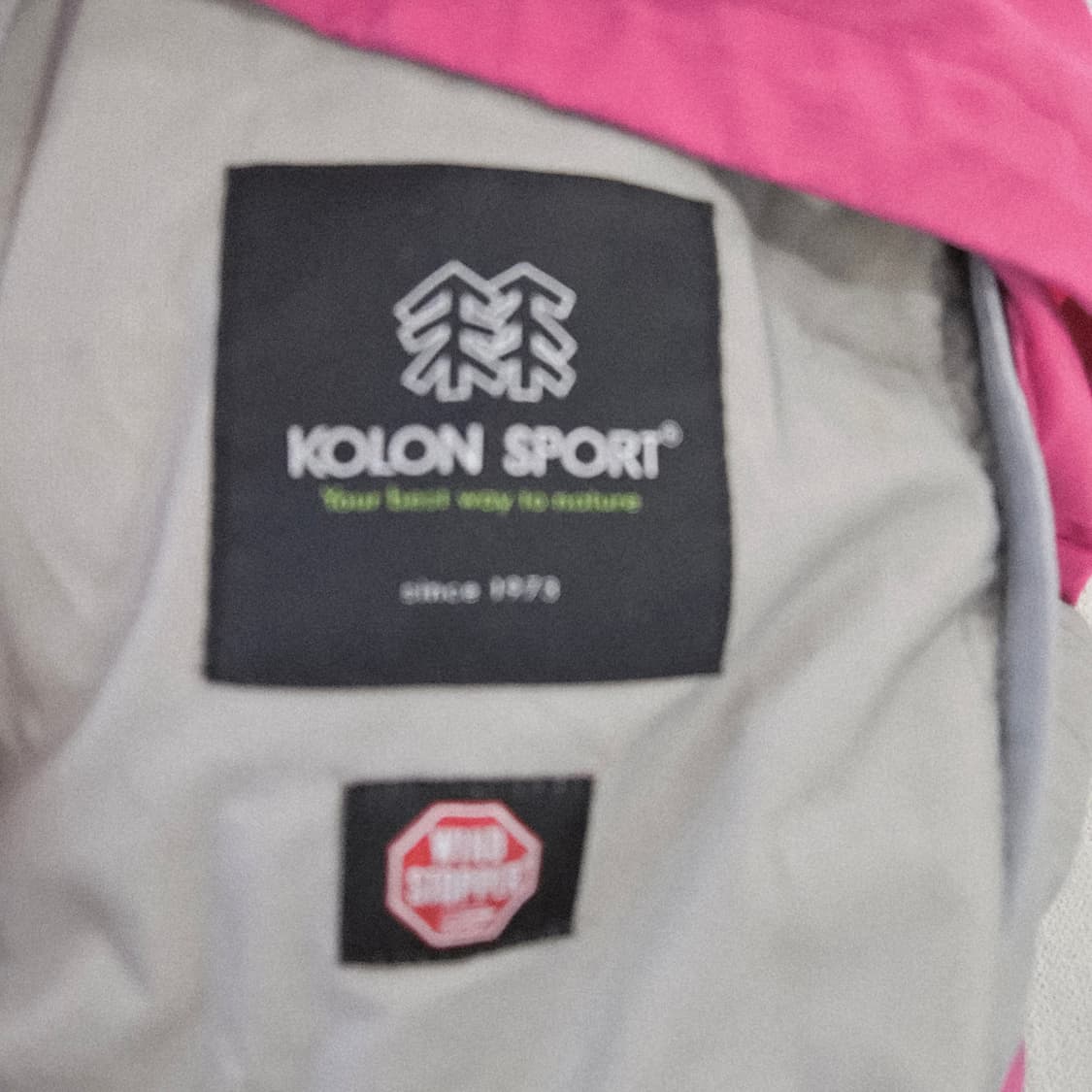 [90] 코오롱스포츠 여성 진달래 바람막이 집업 자켓 0116Y1 상품이미지3