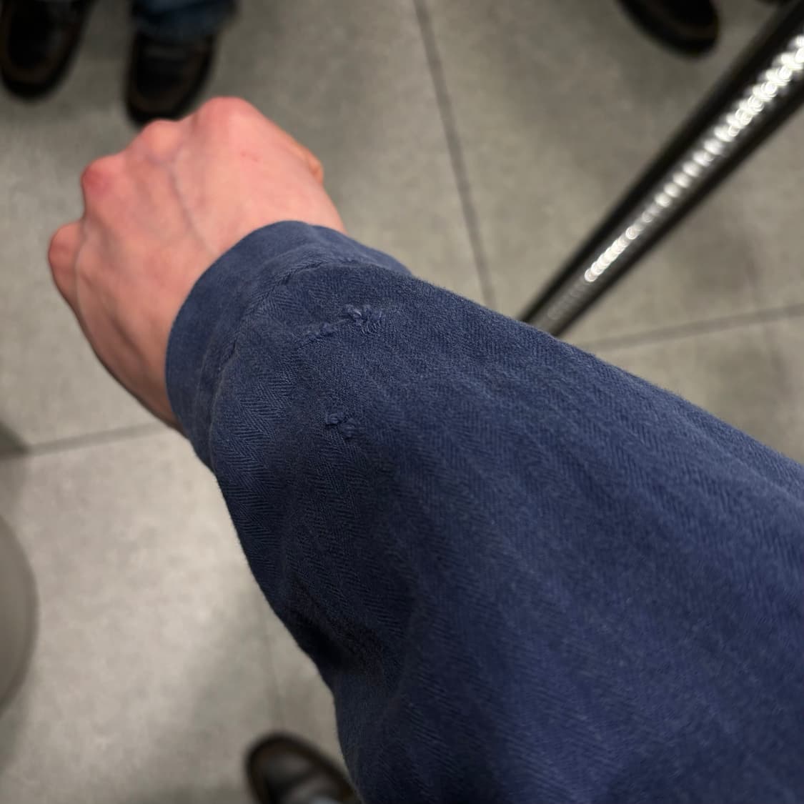 90s herringbone twill french work jacket 상품이미지4