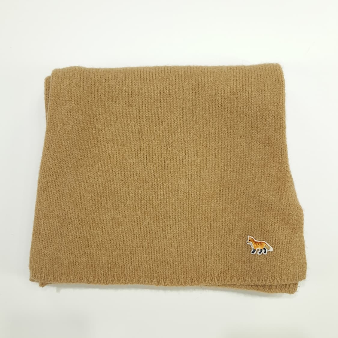 MX130 메종 키츠네 베이비 카멜 엑스트라파인 울 폭스 목도리 머플러 상품이미지7