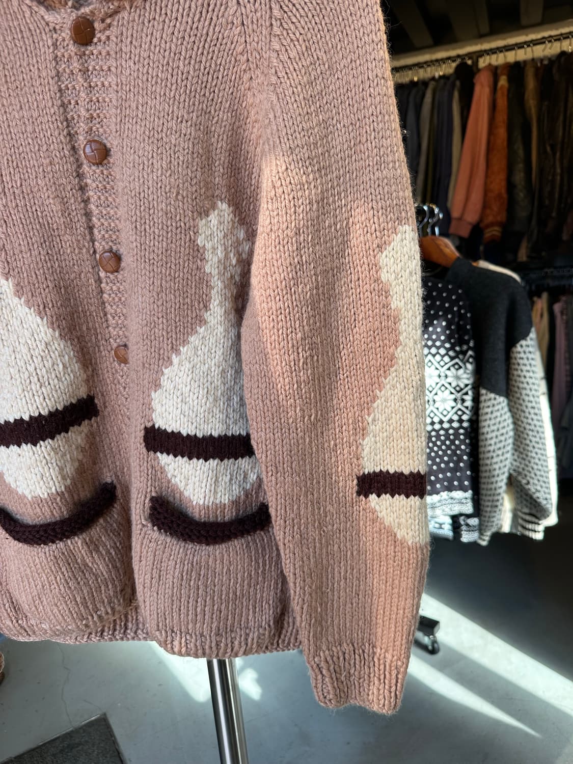 캐나다 헤비 울 코위찬 스웨터 우먼스 상품이미지5