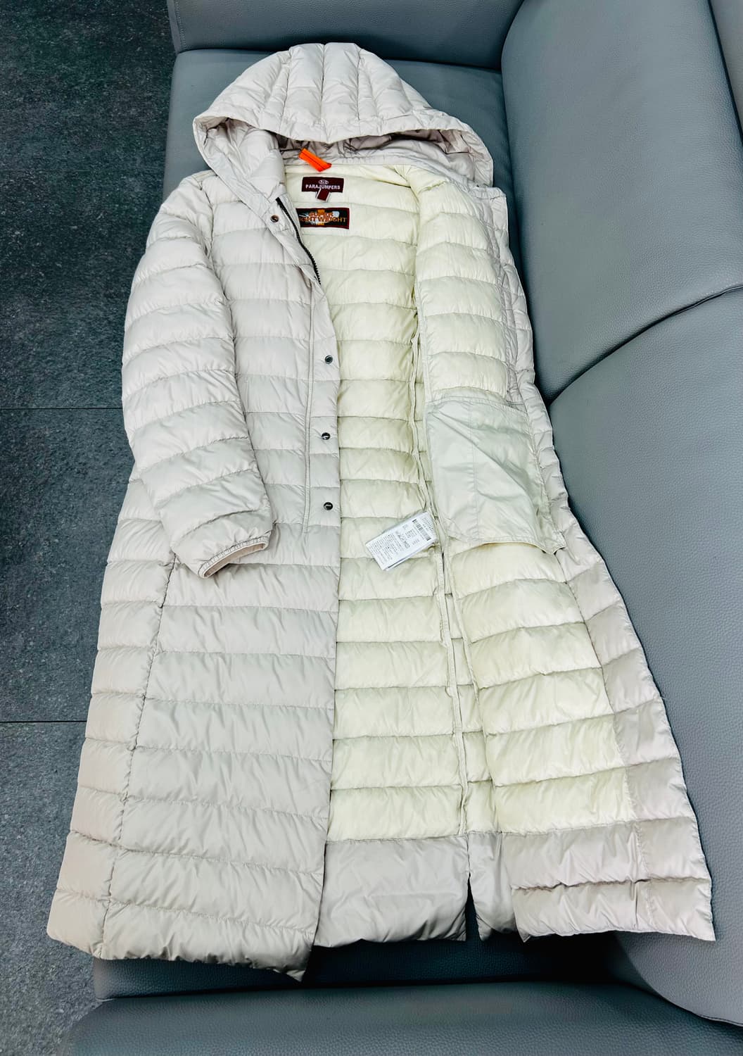 파라점퍼스 여성 엑스트라 롱 다운경량패딩자켓(M/66) 상품이미지9