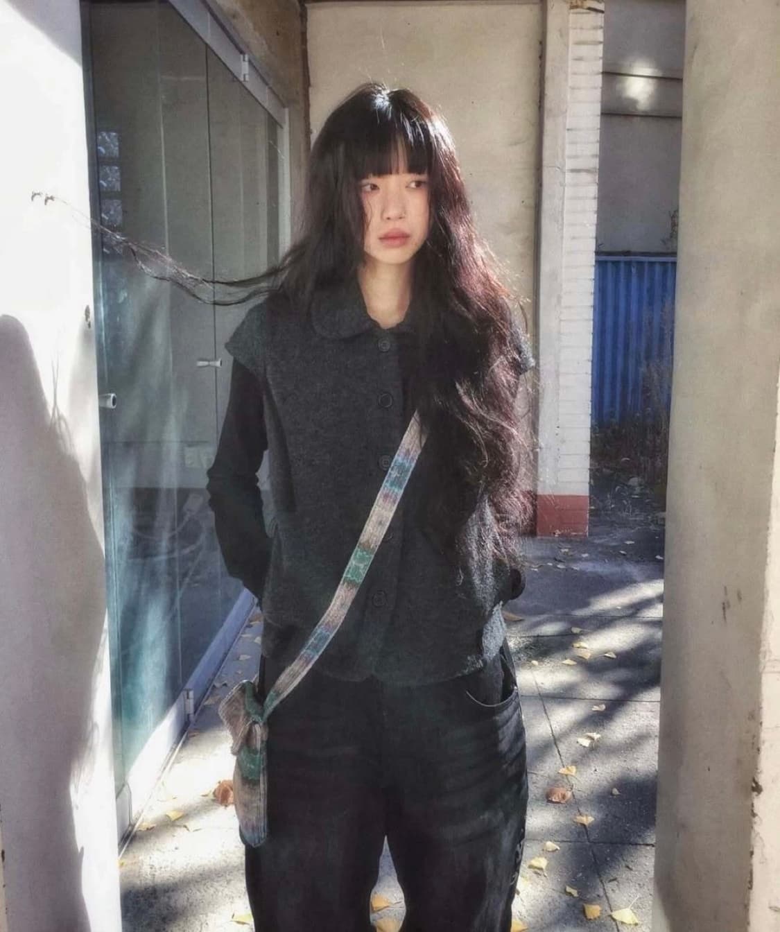 허그유어스킨 라운드 카라 니트 자켓 상품이미지3