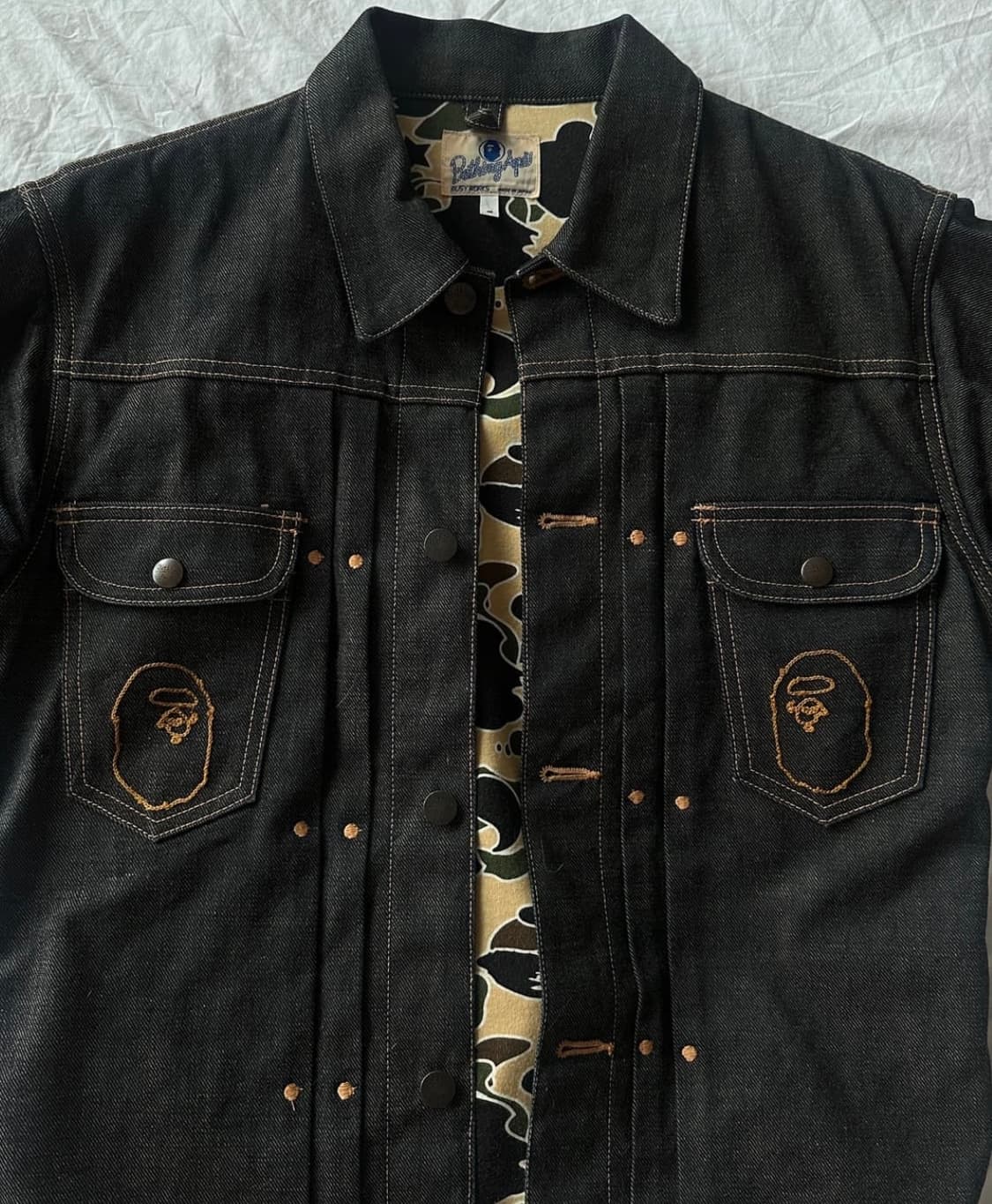 베이프 데님자켓 상품이미지3