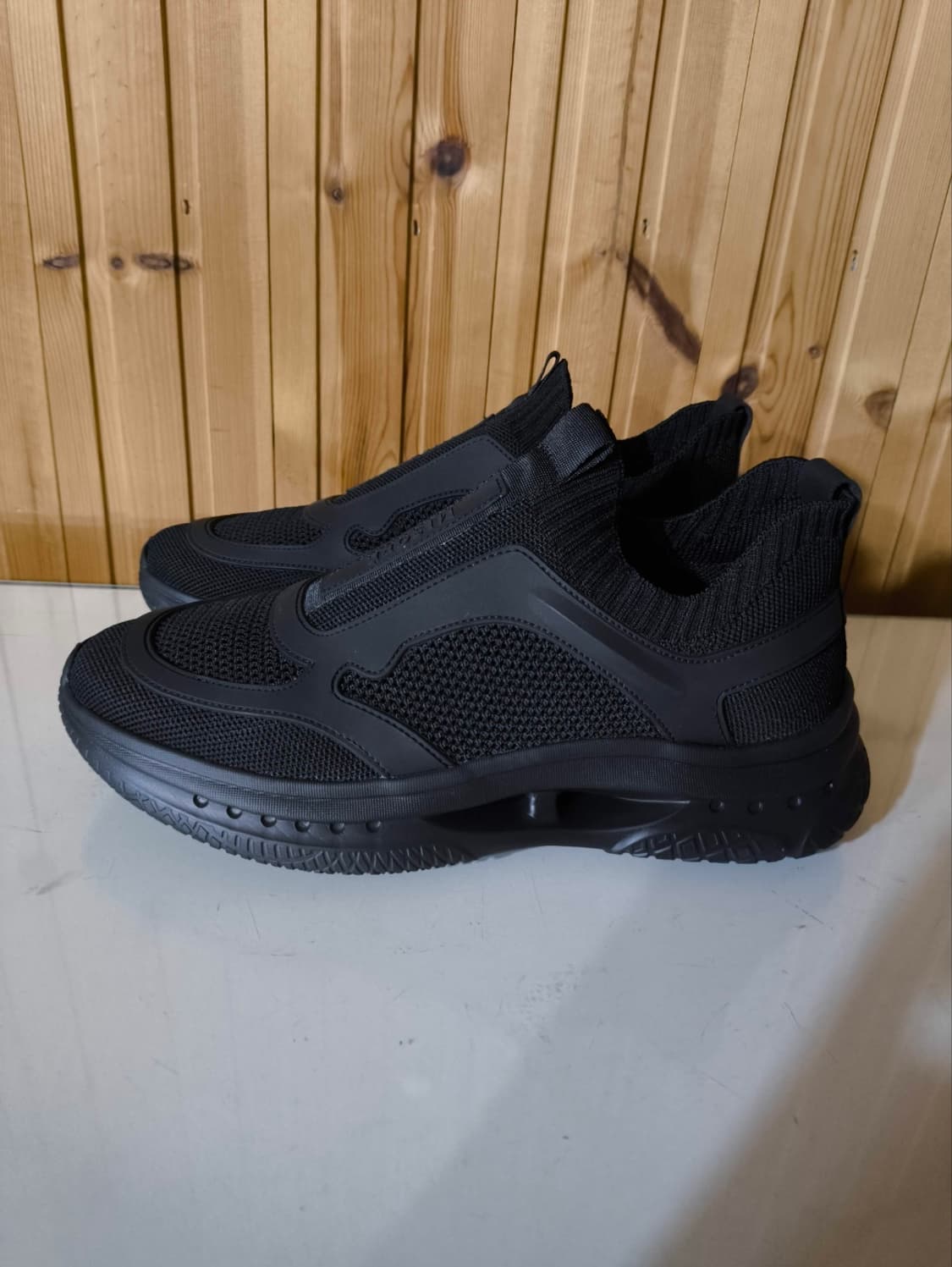 40 255mm 미소페 니트 세미 캐주얼 스니커즈 슬립온 상품이미지2