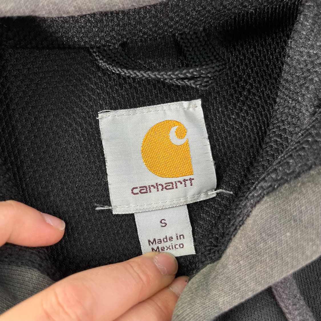 100 칼하트 써멀 차콜 후드집업 상품이미지2