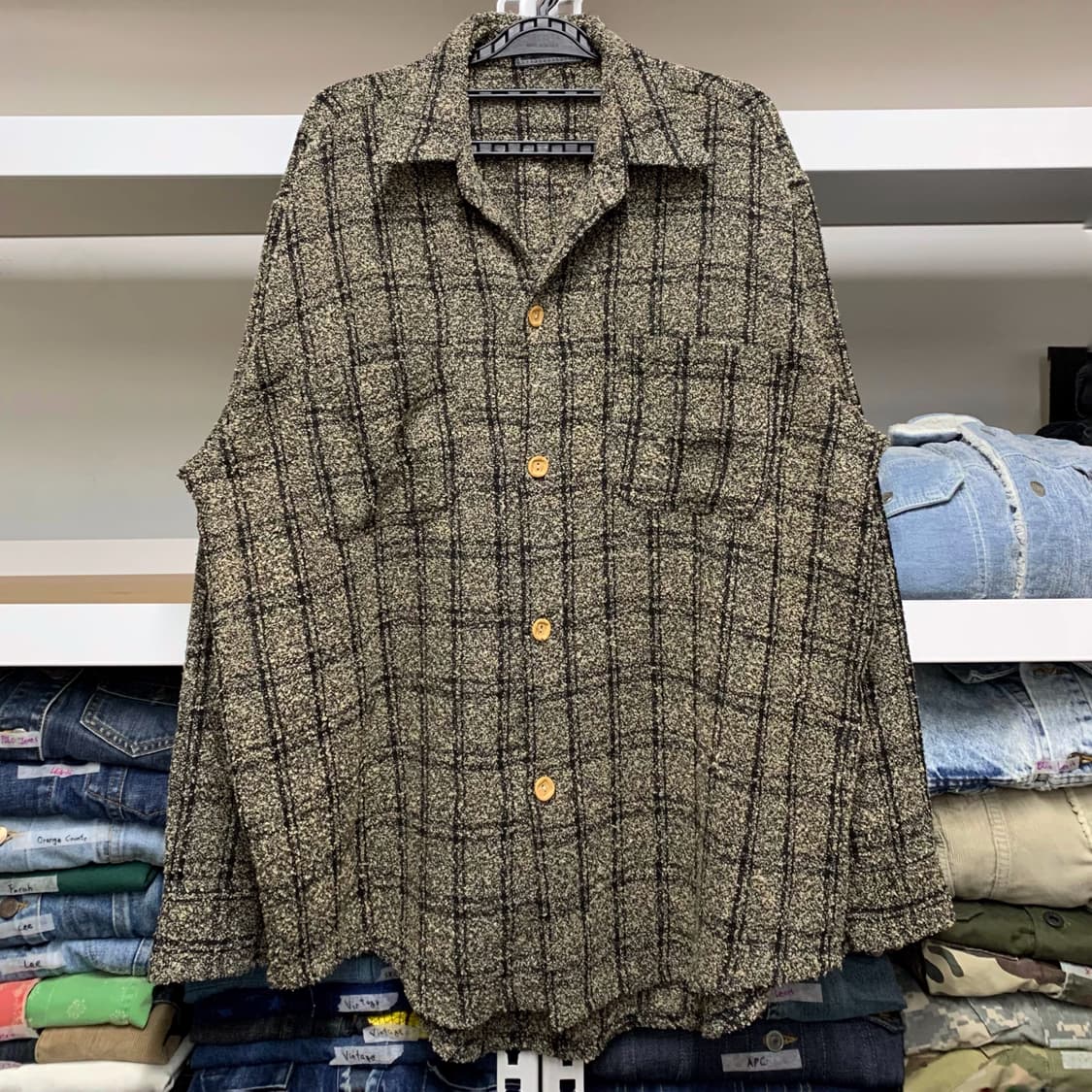 [L] 베르사체 플란넬 셔츠 상품이미지2