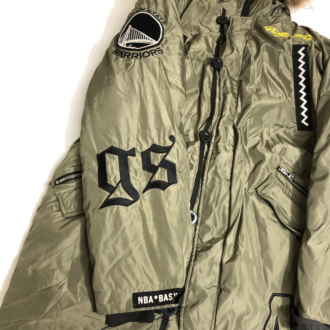 NBA 골든스테이트워리어스 야상패딩 XL 상품이미지5