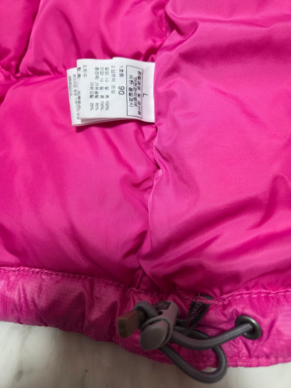 노스페이스 700 눕시 패딩 조끼 상품이미지7