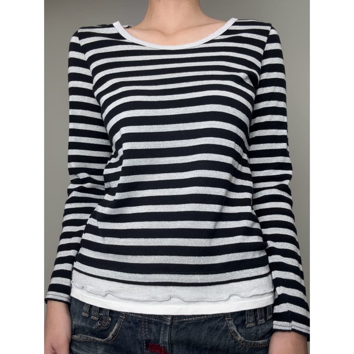 빈티지 스트라이프 롱슬리브 이너 상품이미지1