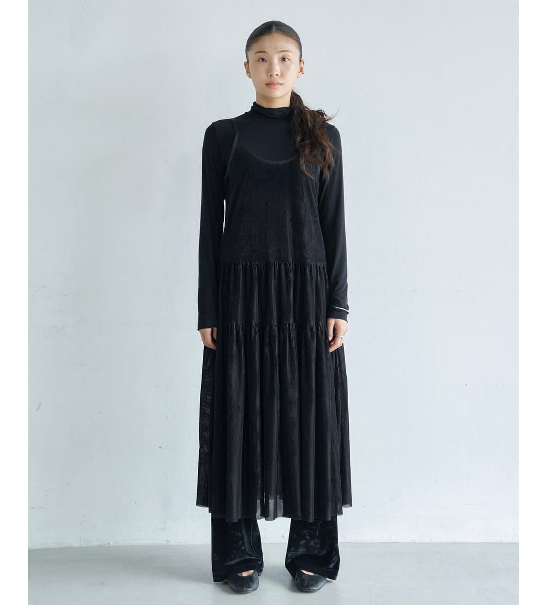 [새상품]코르뷔 원피스 ribbon-binding tiered dress 상품이미지2