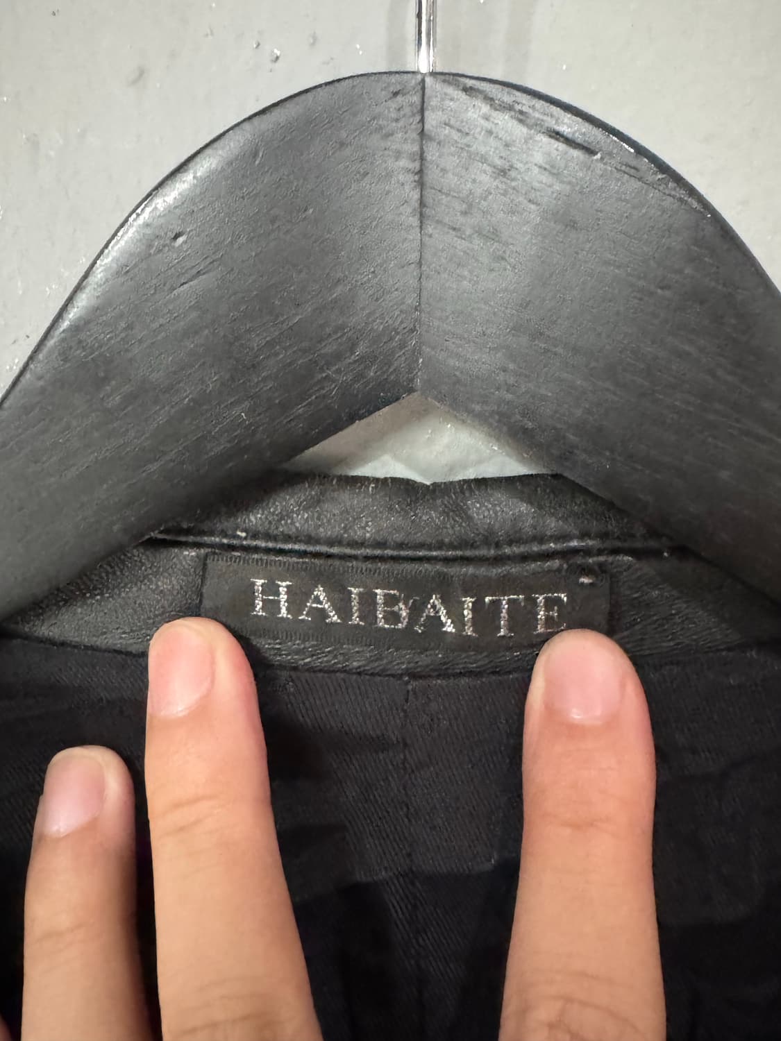 HAI BAI TE 3B 양가죽 블레이저  상품이미지3