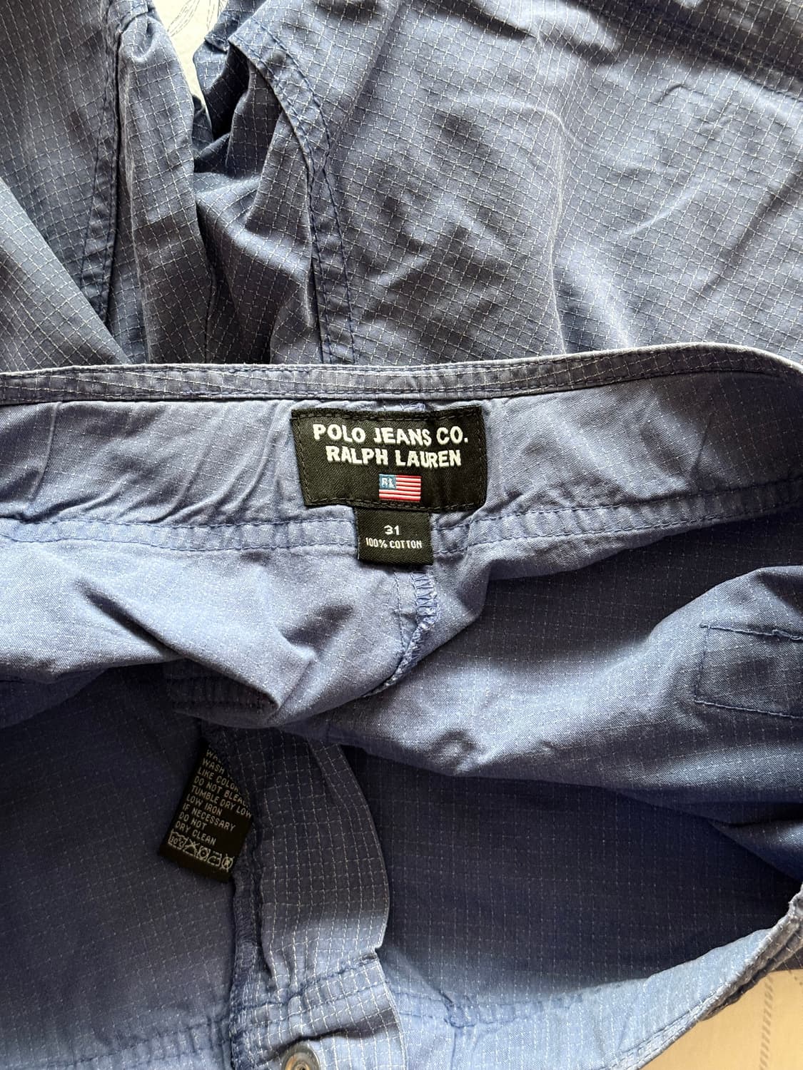 폴로 진스 립스탑 반바지 상품이미지3