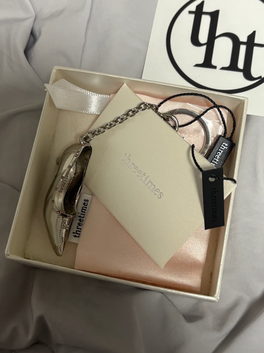 택 o) 쓰리타임즈 미니 펌프스 키링 상품이미지2